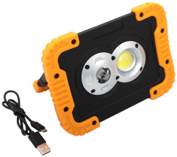 Lampa dielensk COB 10 W - 5 W LED, nabjaka na mobil, USB, 4.400 mAh, PRO-TECHNIK